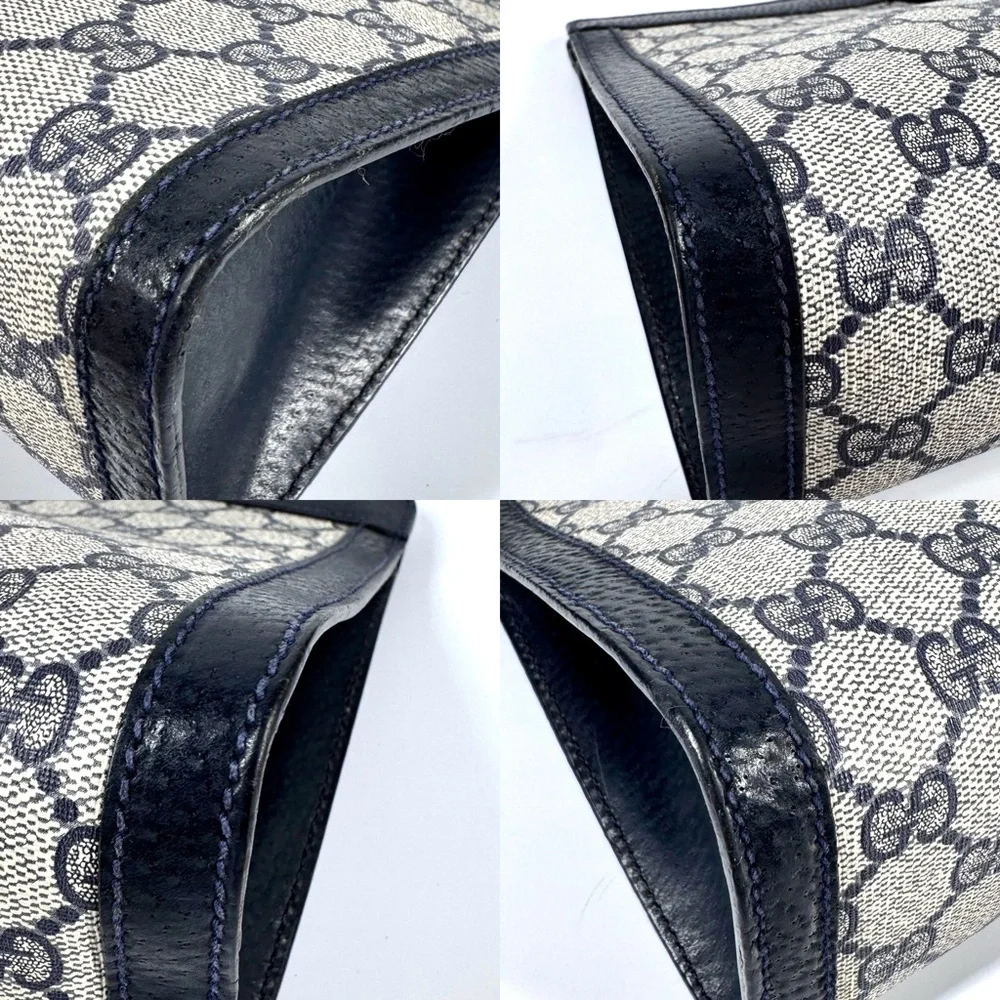 Navy Blue Gucci Ophidia Clutch - Picture 12 of 17